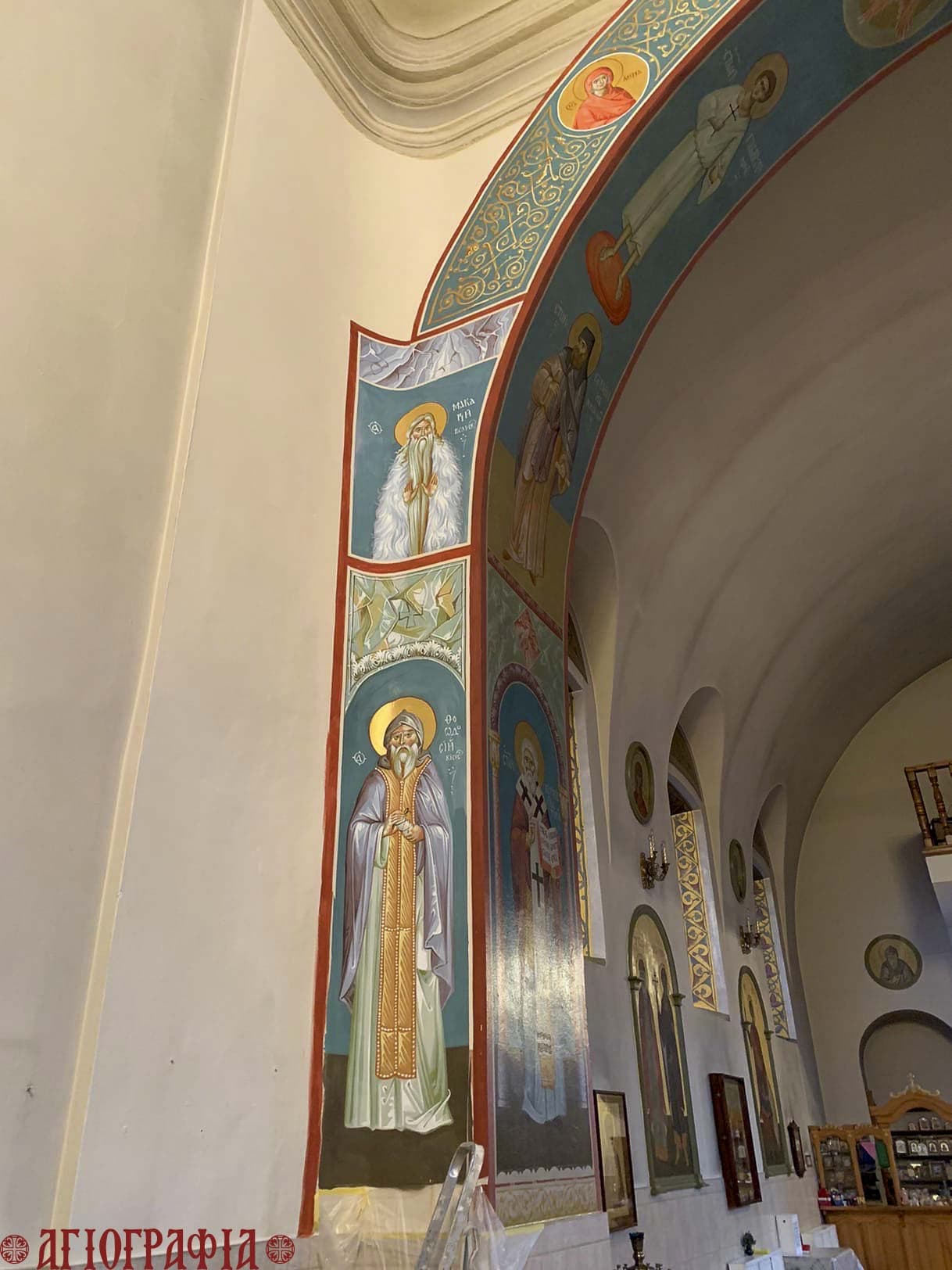 Роспись в храме святых апостолов Петра и Павла, г. Берёза, Беларусь