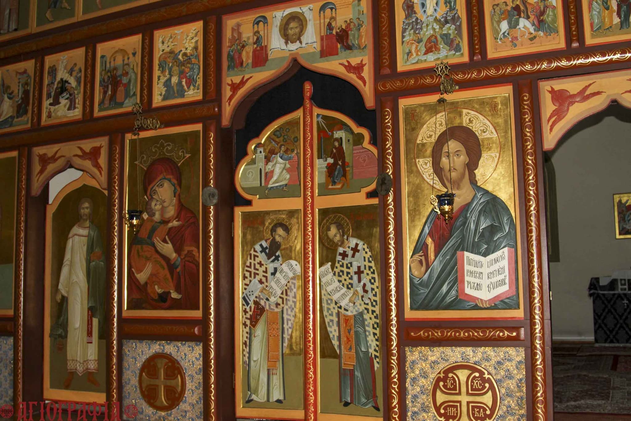 Фрагмент иконостаса храма святых апостолов Петра и Павла, г. Берёза, Беларусь