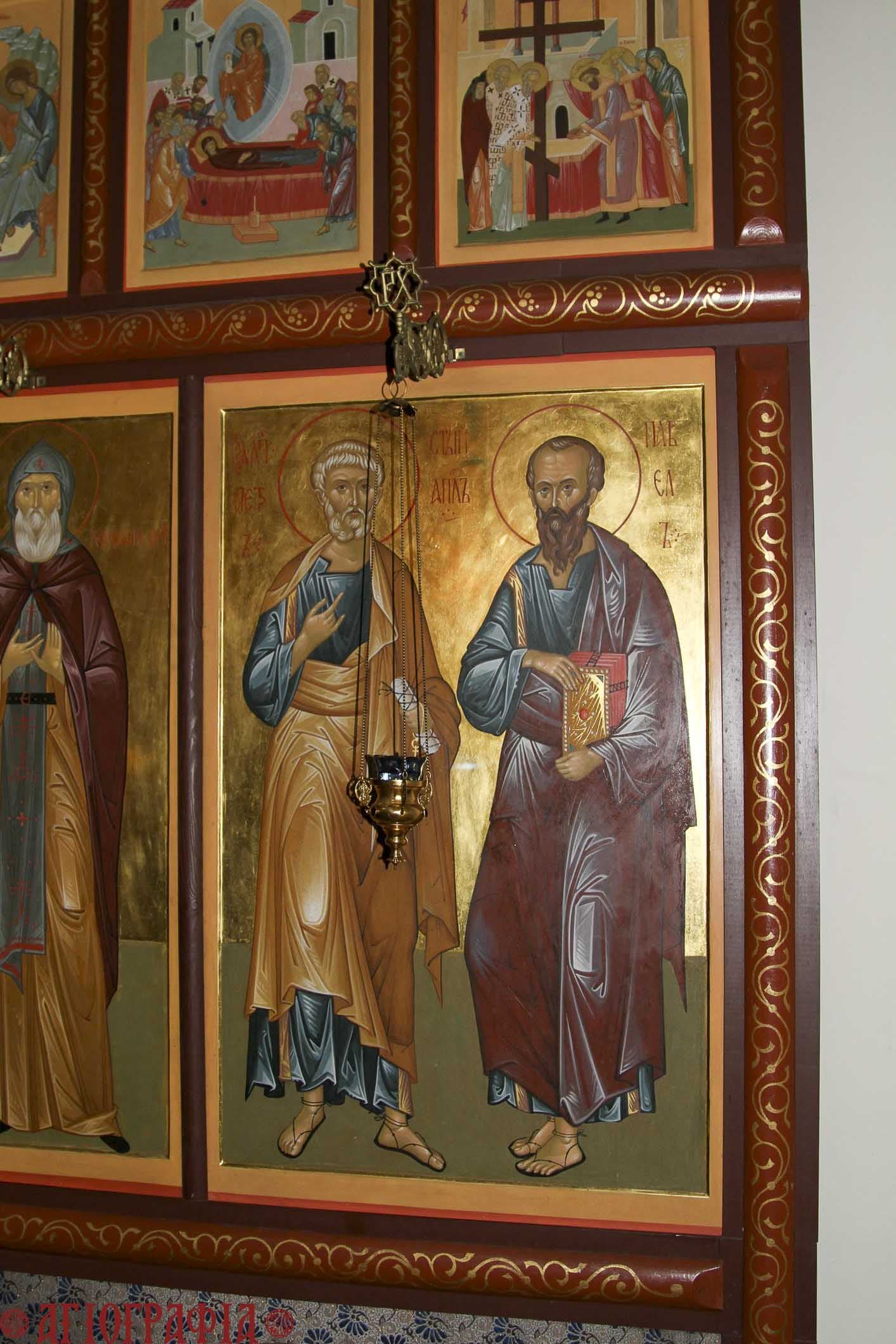 Фрагмент иконостаса храма святых апостолов Петра и Павла, г. Берёза, Беларусь