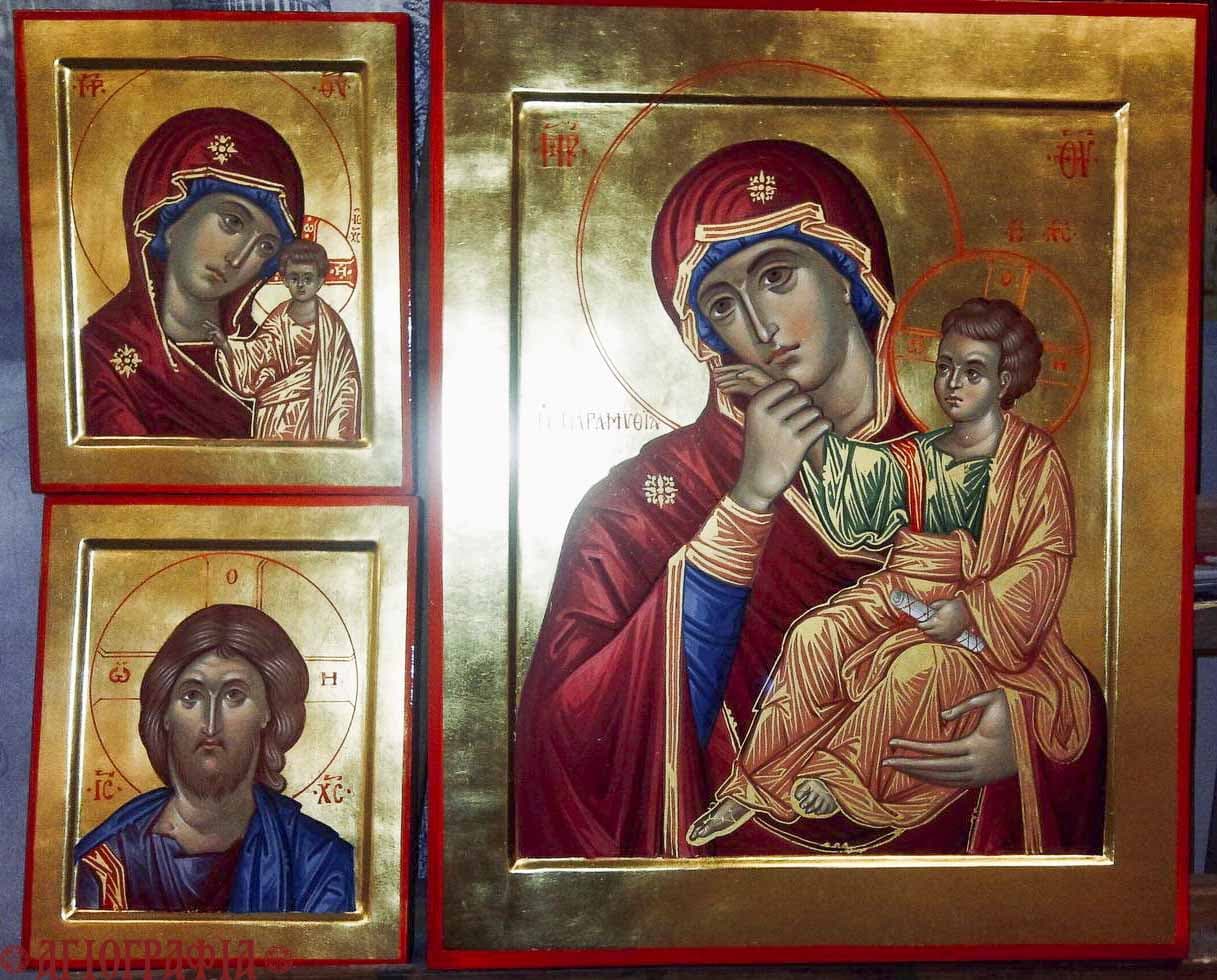 Иконы написаные в мастерской "Агиография"