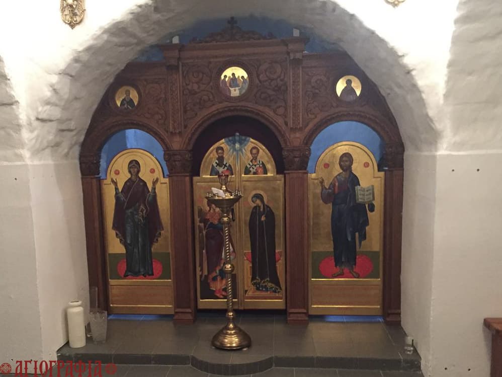 Иконостас в приделе Покрова храма свт. Василия Великого "На Горке" в Пскове