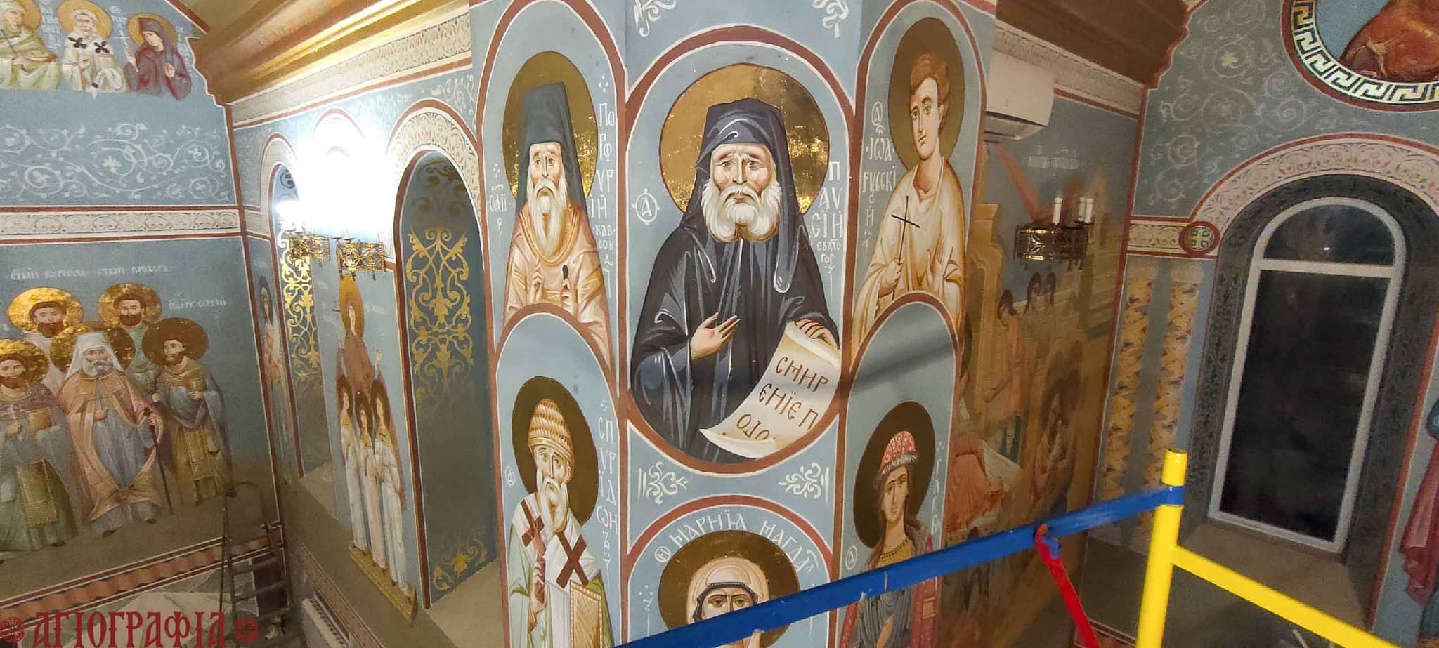 Фрагмент росписи в храме Утоли моя печали, п. Коктебель, Крым